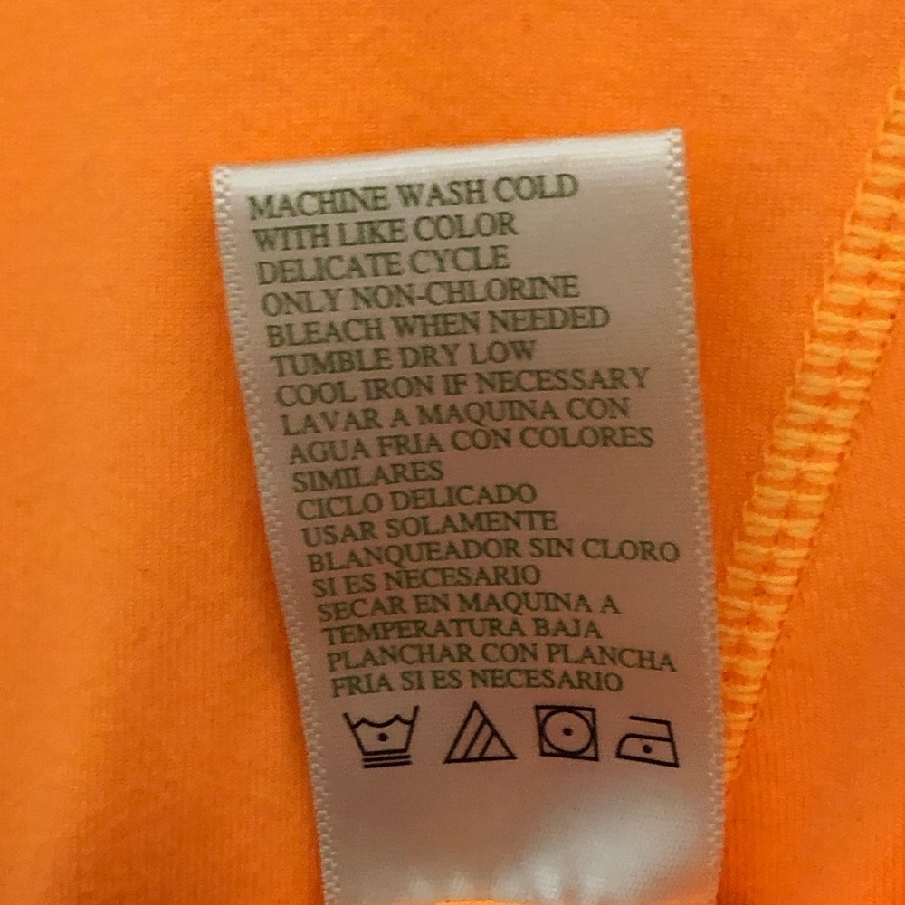 Tangerine Women's Bright Orange Zip-up Jacket Size XL - Picture 6 of 10